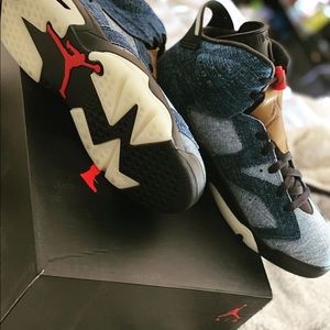 New Denim Jordan’s retro 6 (PRICE FIRM)
